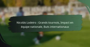 Nicolás Lodeiro : Grands tournois, Impact en équipe nationale, Buts internationaux
